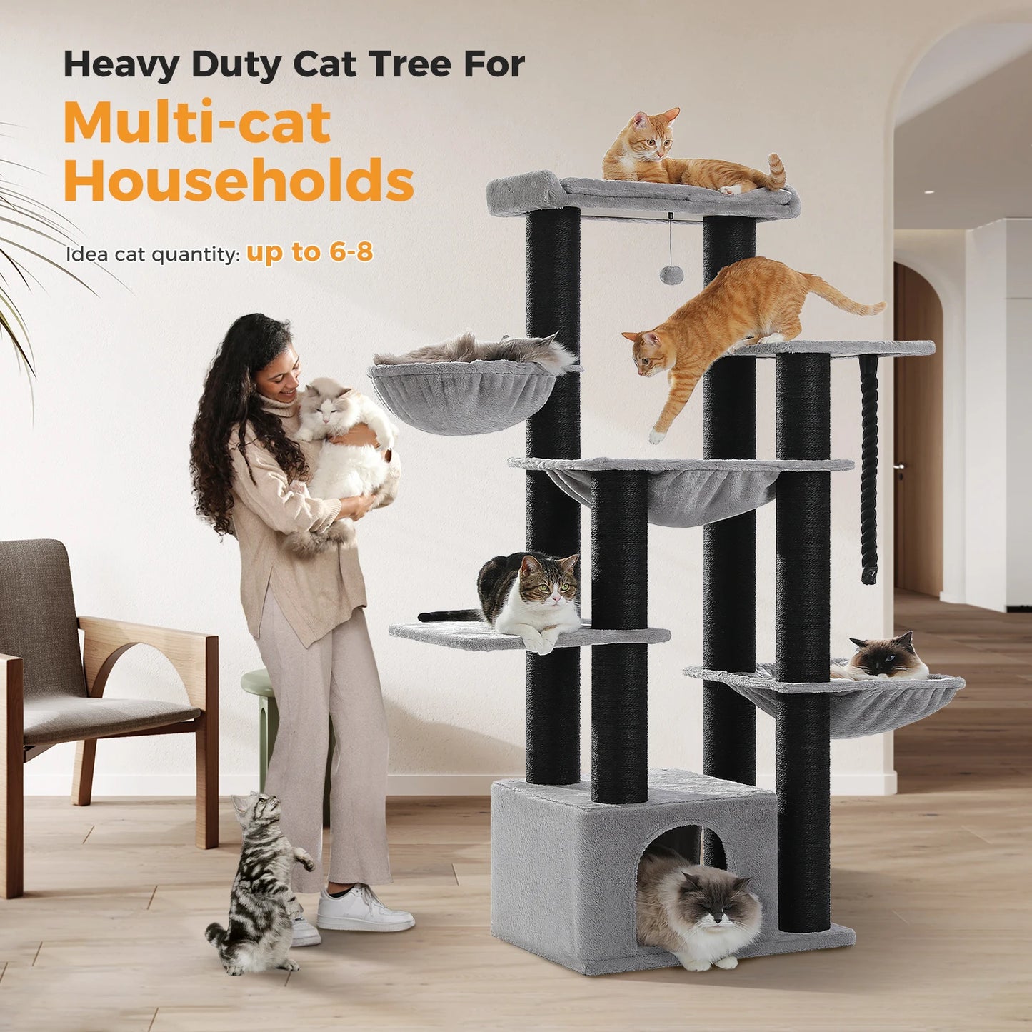 MQ Cat Tree with Scratching Posts