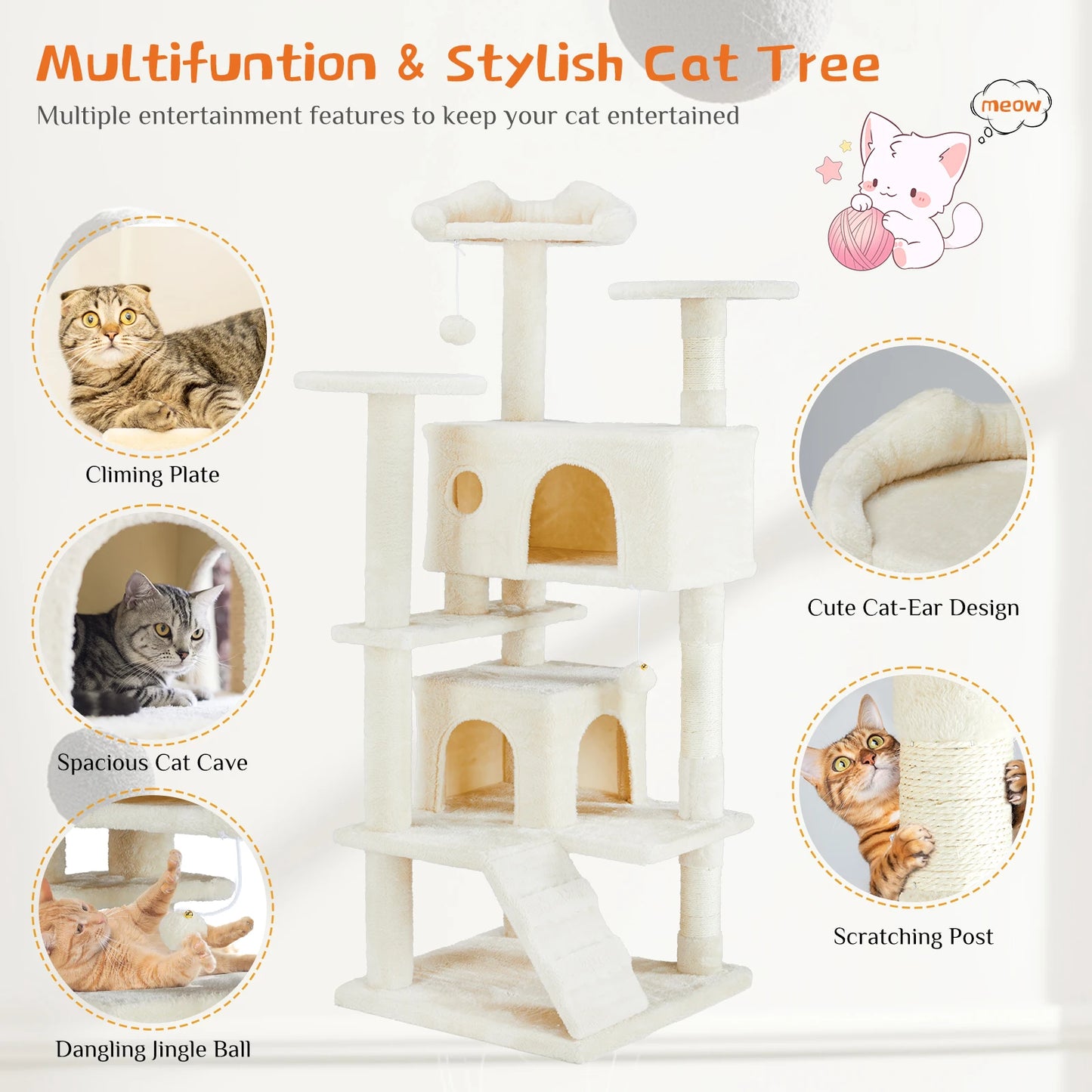 MQ Cat Tree Tower for Indoor